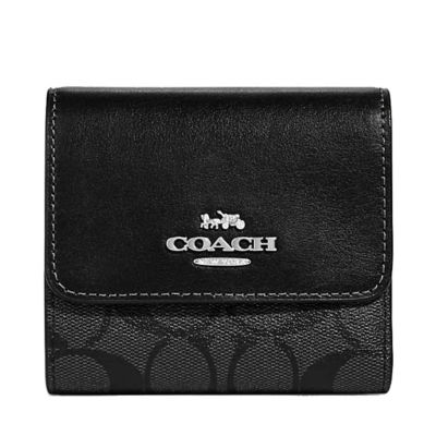 Coach trifold small wallet hot sale