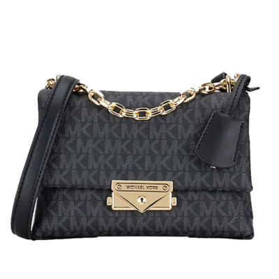 Michael Kors Cece Small Logo Shoulder Bag Black 35F2G0EC5B