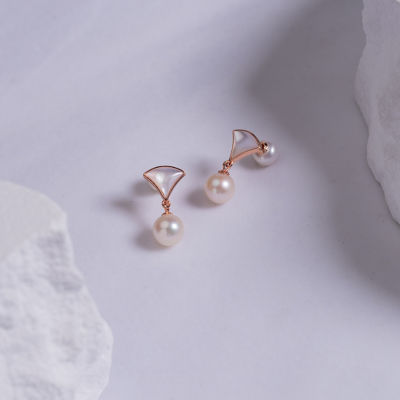 Pearly Lustre Elegant Freshwater Pearl Earrings WE00574 4