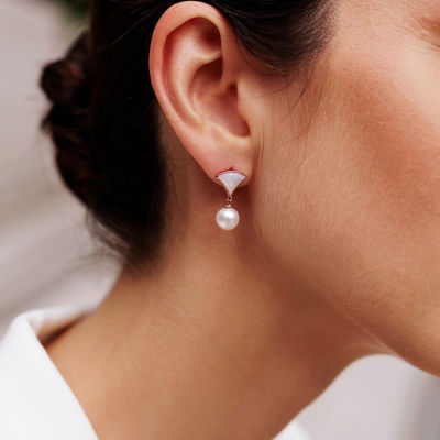 Pearly Lustre Elegant Freshwater Pearl Earrings WE00574 6