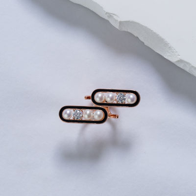 Pearly Lustre Top Grading Freshwater Pearl Ring WR00224 | DECO 3