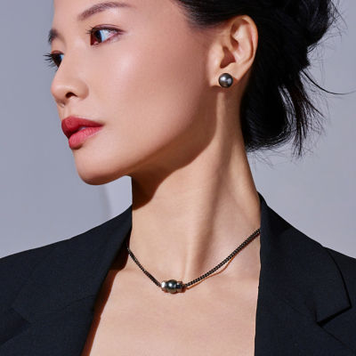 Pearly Lustre Tahitian Pearl Necklace WN00549 | HEXAGON 5