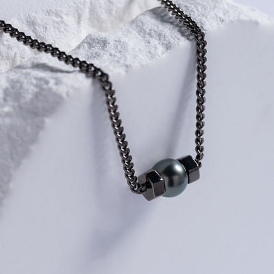 Pearly Lustre Tahitian Pearl Necklace WN00549 | HEXAGON 6