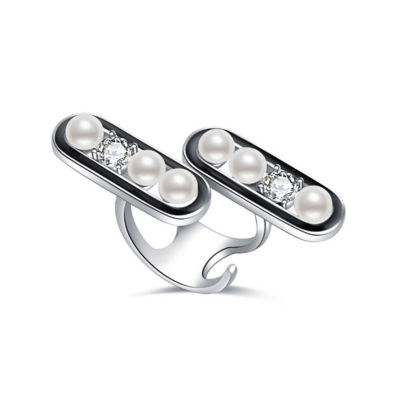 Pearly Lustre Top Grading Freshwater Pearl Ring WR00222 | DECO 1