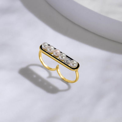 Pearly Lustre Freshwater Pearl Ring WR00202 | DECO 3