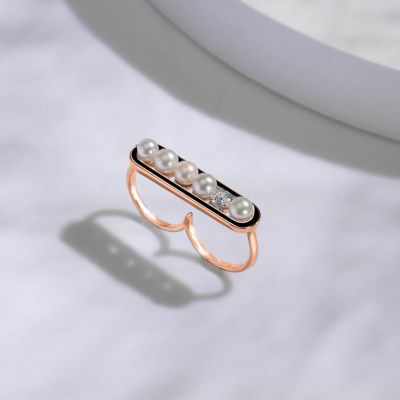 Pearly Lustre Freshwater Pearl Ring WR00203 | DECO 2