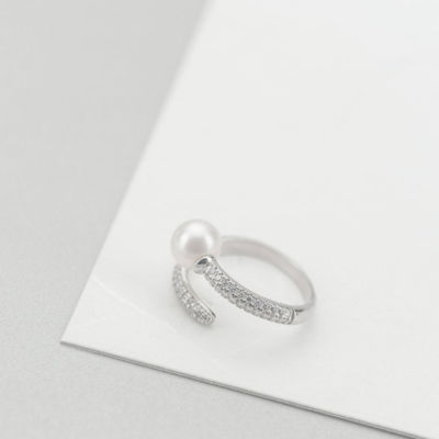 Pearly Lustre Elegant Freshwater Pearl Ring WR00023 4
