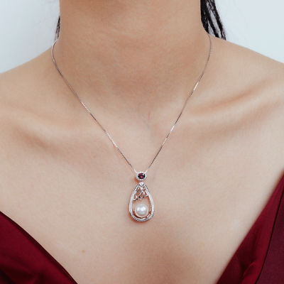 Pearly Lustre Elegant Freshwater Pearl Necklace WN00487 3