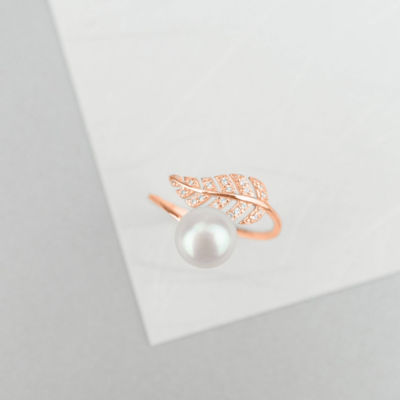 Pearly Lustre Garden City Freshwater Pearl Ring WR00140 | Elegant Collection 3