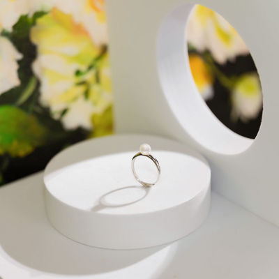 Pearly Lustre Elegant Freshwater Pearl Ring WR00117 6