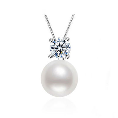 Pearly Lustre Elegant Freshwater Round Pearl Necklace WN00268 1