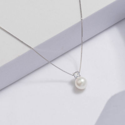Pearly Lustre Elegant Freshwater Round Pearl Necklace WN00268 2
