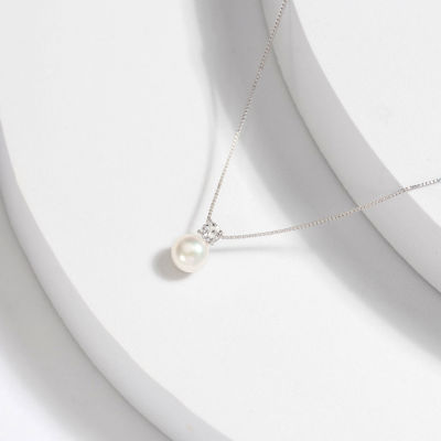 Pearly Lustre Elegant Freshwater Round Pearl Necklace WN00268 4