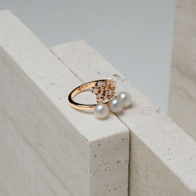 Buy New Yorker Freshwater Pearl Ring WR00128 | Wedding Series Online in ...
