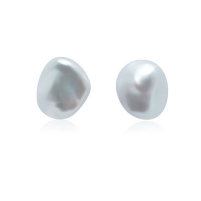 Pearly Lustre Baroque Pearl Stud Earrings WE00591 | Stone 1