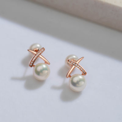 Pearly Lustre New Yorker Freshwater Pearl Earrings WE00151 3