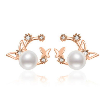 Pearly Lustre Elegant Freshwater Pearl Earrings WE00374 1