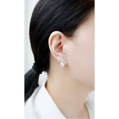 Pearly Lustre Elegant Freshwater Pearl Earrings WE00049 2