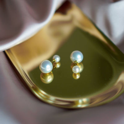 Pearly Lustre Interchangeable Pearl Earrings WE00038 | Possibilities 3