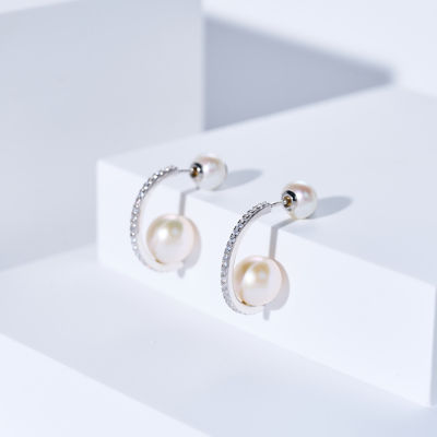 Pearly Lustre Elegant Freshwater Pearl Earrings WE00184 4