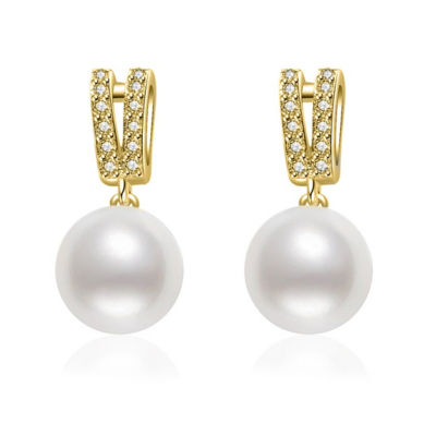 Pearly Lustre Elegant Freshwater Pearl Earrings WE00383 1