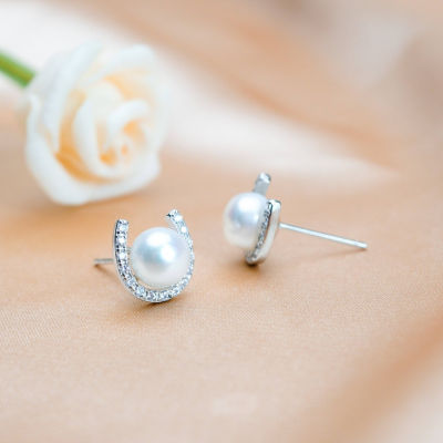 Pearly Lustre Elegant Freshwater Pearl Earrings WE00069 2