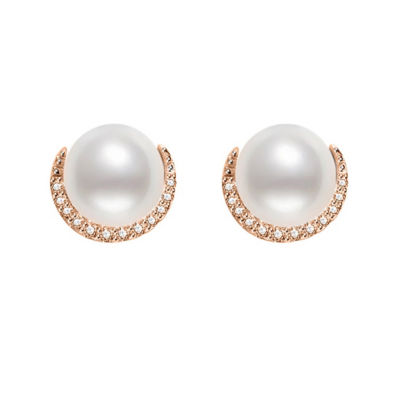 Pearly Lustre Elegant Freshwater Pearl Earrings WE00320 1