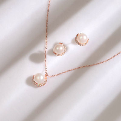 Pearly Lustre Elegant Freshwater Pearl Earrings WE00320 8