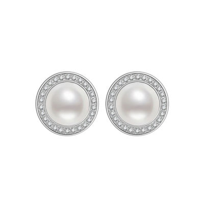 Pearly Lustre Elegant Freshwater Pearl Earrings WE00074 1