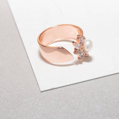 Pearly Lustre Garden City Freshwater Pearl Ring WR00079 | Elegant Collection 6