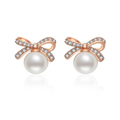 Pearly Lustre Elegant Freshwater Pearl Earrings WE00275 1