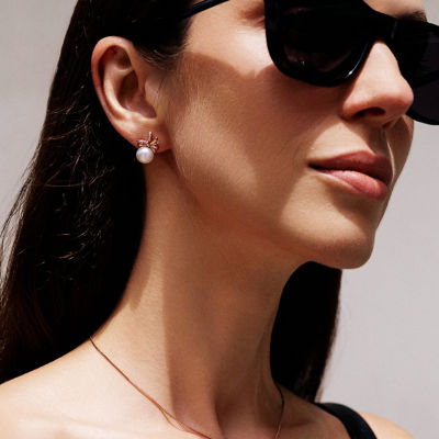 Pearly Lustre Elegant Freshwater Pearl Earrings WE00381 2