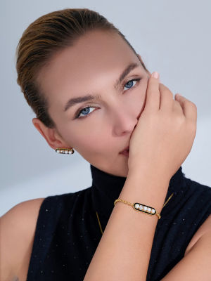 Pearly Lustre Top Grading Freshwater Pearl Bracelet WB00162 | DECO 3