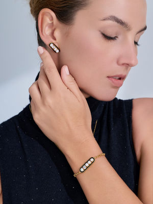 Pearly Lustre Top Grading Freshwater Pearl Bracelet WB00162 | DECO 4