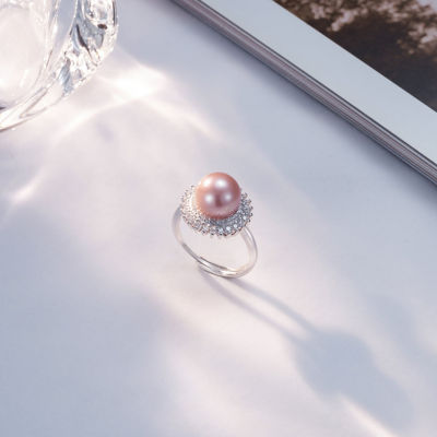 Pearly Lustre Elegant Freshwater Edison pearl Ring WR00077 5