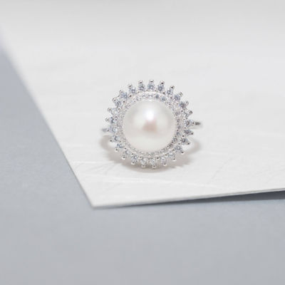 Pearly Lustre Elegant Freshwater Edison pearl Ring WR00077 6