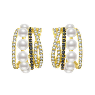 Pearly Lustre New Yorker Freshwater Pearl Earrings WE00315 1
