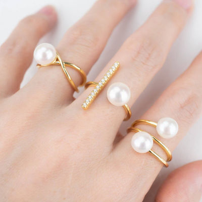 Pearly Lustre New Yorker Freshwater Pearl Ring WR00057 10