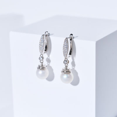 Pearly Lustre Elegant Freshwater Pearl Earrings WE00209 6