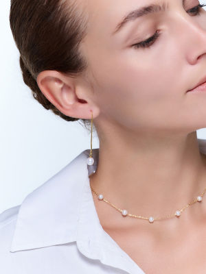 Pearly Lustre Elegant Freshwater Pearl Earrings WE00358 3