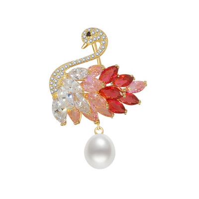 Pearly Lustre Passion for Life Freshwater Pearl Brooch WC00047 1