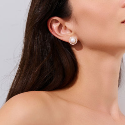 Pearly Lustre Asian Civilisations Museum Freshwater Pearl Earrings WE00433 | New Yorker Collection 5