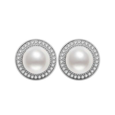 Pearly Lustre Asian Civilisations Museum Freshwater Pearl Earrings WE00414 | New Yorker Collection 1