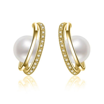 Pearly Lustre New Yorker Freshwater Pearl Earrings WE00104 1