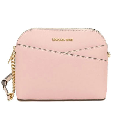 Michael Kors Jet Set Travel MD Dome Crossbody Bag Powder Blush 35F1GTVC6T