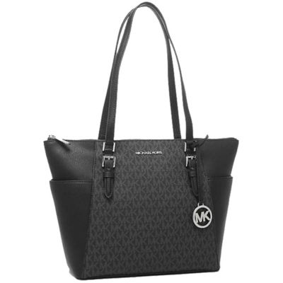 Michael kors signature canvas tote hot sale