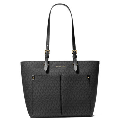 Michael kors jet set tote outlet logo