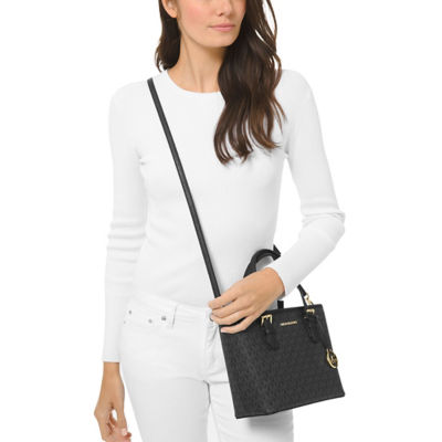 Michael kors clearance signature canvas tote