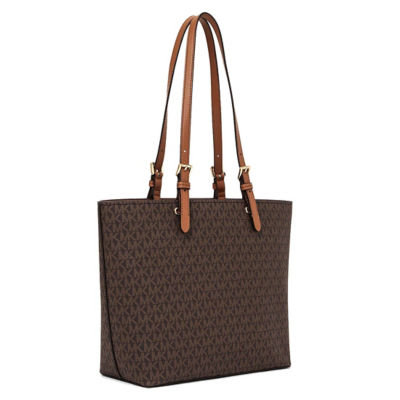 Buy Michael Kors Jet Set Medium Logo Pocket Tote Bag Brown