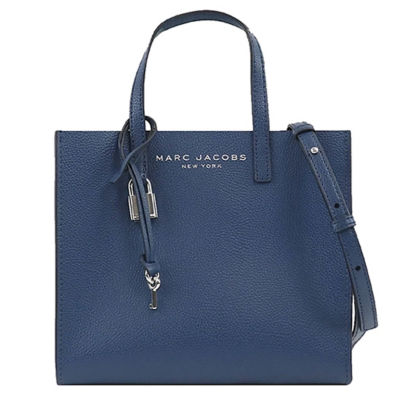 Buy Marc Jacobs Mini Grind Coated Leather Tote Azure Blue M0015685